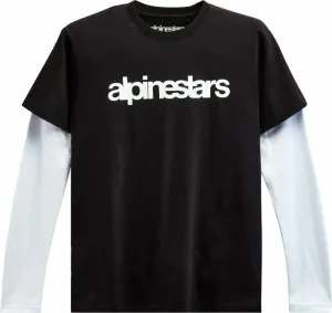 Alpinestars Stack LS Knit Black/White 2XL Camiseta de manga corta