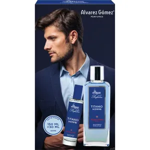 Agua De Perfume Titanio - Alvarez Gomez Cajas de regalo 180 ml