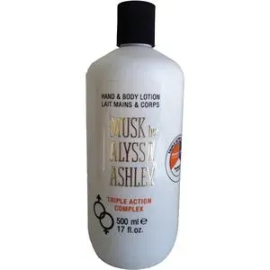 Alyssa Ashley Musk Hand & Body Lotion Triple Action Complex 500 ml