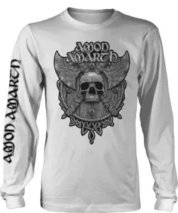 Amon Amarth Camiseta de manga corta Grey Skull Blanco XL