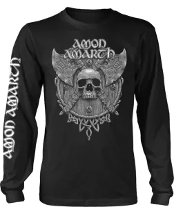 Amon Amarth Camiseta de manga corta Grey Skull Black L #653286