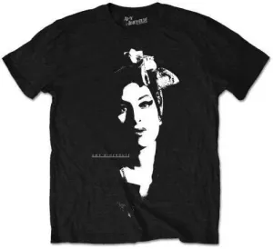 Amy Winehouse Camiseta de manga corta Scarf Portrait Black 2XL