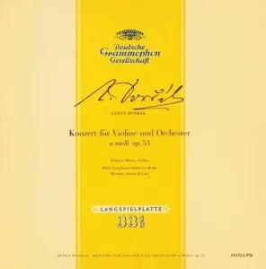Antonín Dvořák - Concert For Violin And Orchestra (Mono) (LP) Disco de vinilo