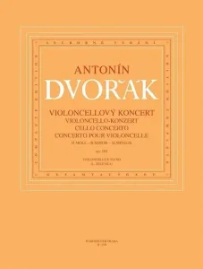 Antonín Dvořák Koncert pro violoncello a orchestr h moll op. 104 Music Book Partitura para bandas y orquesta