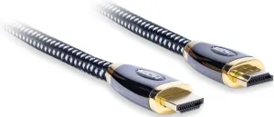 AQ Premium PV10015 1,5 m Blanco-Negro Cable de vídeo Hi-Fi