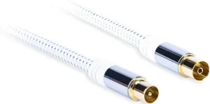 AQ Premium PV30015 1,5 m Blanco Cable coaxial de alta fidelidad