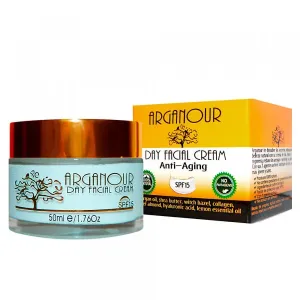 Day facial cream - Arganour Protección solar 50 ml