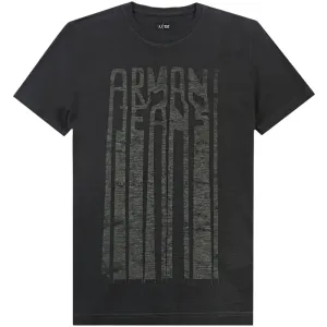Armani Jeans Men's Graphic Print T-shirt Charcoal M #707196