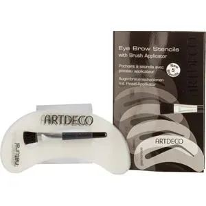 ARTDECO Eye Brow Stencils with Brush Applicator 2 1 Stk