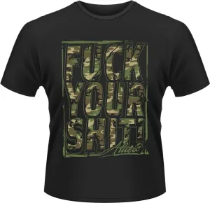 Attila Camiseta de manga corta Fuck Your Shit S Negro