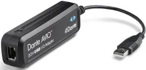 Audinate Dante AVIO USB PC 2x2 Adapter ADP-USB AU 2x2 Convertidor de audio digital