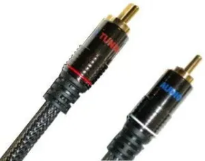 Audio Tuning 2 RCA - 2 RCA 0,5 m Negro Cable de audio Hi-Fi