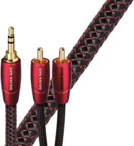 AudioQuest Golden Gate 5 m Rojo Cable AUX Hi-Fi #752838