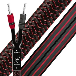 AudioQuest Rocket 33 FR BFAS 2,5 m Negro-Rojo Cable para altavoces Hi-Fi