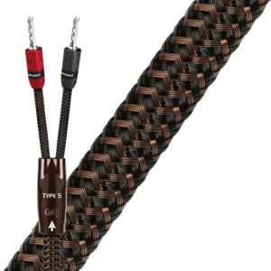 AudioQuest Type 5 3 m Negro Cable para altavoces Hi-Fi
