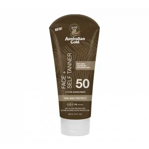 Face + self tanner Lotion sunscreen - Australian Gold Protección solar 88 ml