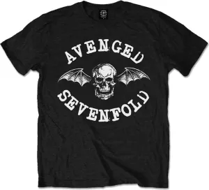 Avenged Sevenfold Camiseta de manga corta Classic Deathbat Hombre Black M