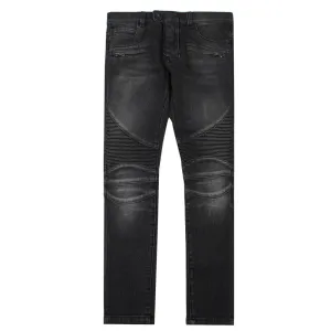 Balmain Paris Boys Slim-fit Biker Jeans Grey 12Y #707243