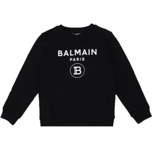 Balmain Boys Logo Sweater Black 10Y