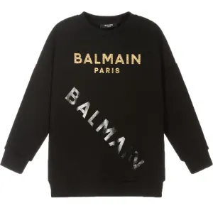 Balmain Girls Sweater Black 8Y