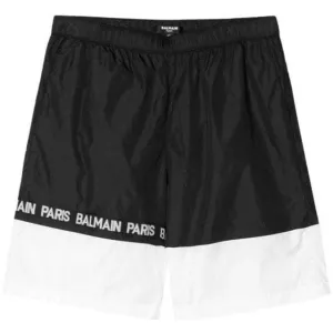 Balmain Boys Logo Swim Shorts Black 16 Years