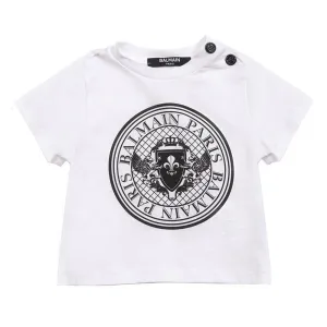 Balmain Baby Medallion T-shirt White 18M