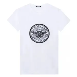 Balmain Boys Logo T-shirt White 12Y #707073