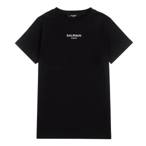 Balmain Paris Boys Logo T-shirt Black 10Y