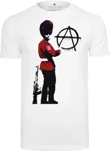 Banksy Camiseta de manga corta Anarchy XS White