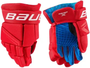 Bauer S21 X YTH 8 Rojo Guantes de hockey