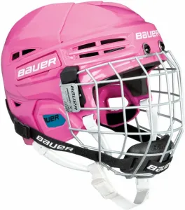 Bauer Prodigy Youth Helmet Combo SR Rosado UNI Casco de hockey