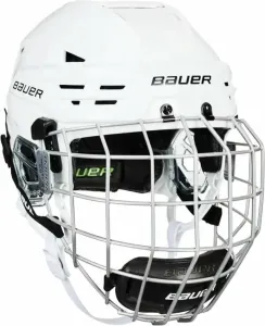Bauer RE-AKT 85 Helmet Combo SR Blanco L Casco de hockey