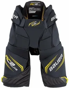 Bauer Pantalones de hockey S21 Supreme ACP Elite JR Black/White/Yellow M