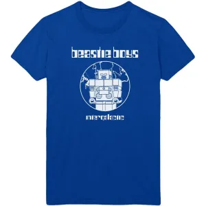 Beastie Boys Camiseta de manga corta Intergalactic Azul L