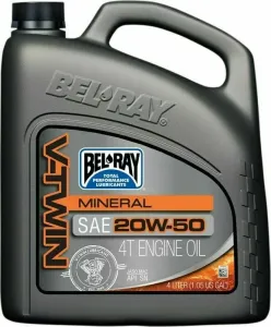 Bel-Ray V-Twin Mineral 20W-50 4L Aceite de motor #50142