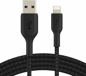Belkin Boost Charge Lightning to USB-A  Negro 2 m Cable USB