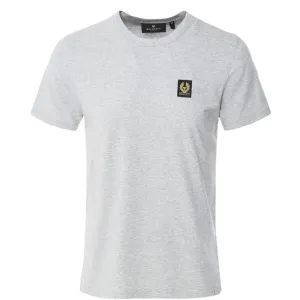 Belstaff Mens Cotton Logo T-shirt Grey M