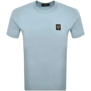 Belstaff Men's Logo T-shirt Blue L
