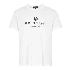 Belstaff Mens Logo T-shirt White S