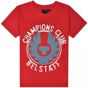 Belstaff Boys Hanway Champion T-shirt Red 16Y