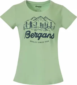 Bergans Classic V2 Tee Women Light Jade Green M Camisa para exteriores