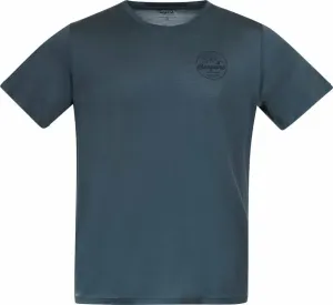 Bergans Graphic Wool Tee Men Orion Blue S Camiseta