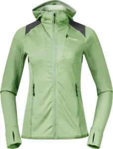 Bergans Rabot Active Mid Hood Jacket Women Light Jade Green L Sudadera con capucha para exteriores