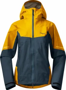 Bergans Senja 3L W Jacket Orion Blue/Light Golden Yellow M Chaqueta de esquí