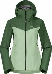 Bergans Skar Light 3L Shell Jacket Women Light Jade Green/Dark Jade Green L Chaqueta para exteriores