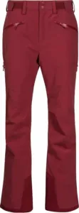 Bergans Oppdal Insulated Lady Pants Chianti Red S Pantalones de esquí