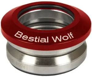 Bestial Wolf Integrated Headset Cabezal de scooter Red