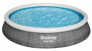 Bestway Fast Set Rattan Piscina inflable