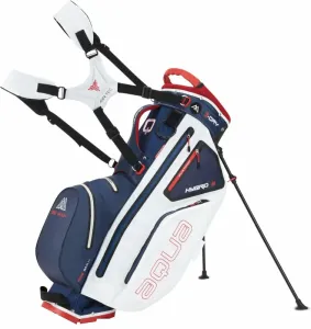 Big Max Aqua Hybrid 3 Stand Bag Navy/White/Red Bolsa de golf