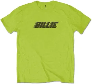 Billie Eilish Camiseta de manga corta Racer Logo & Blohsh Lime Green L